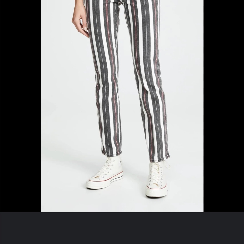 Frame Striped Slender Jean - Picture 2 of 7